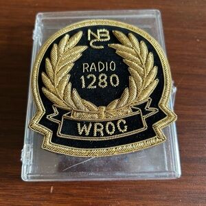 Badge from 1968 NBC radio and television convention. Each one was custom-made.